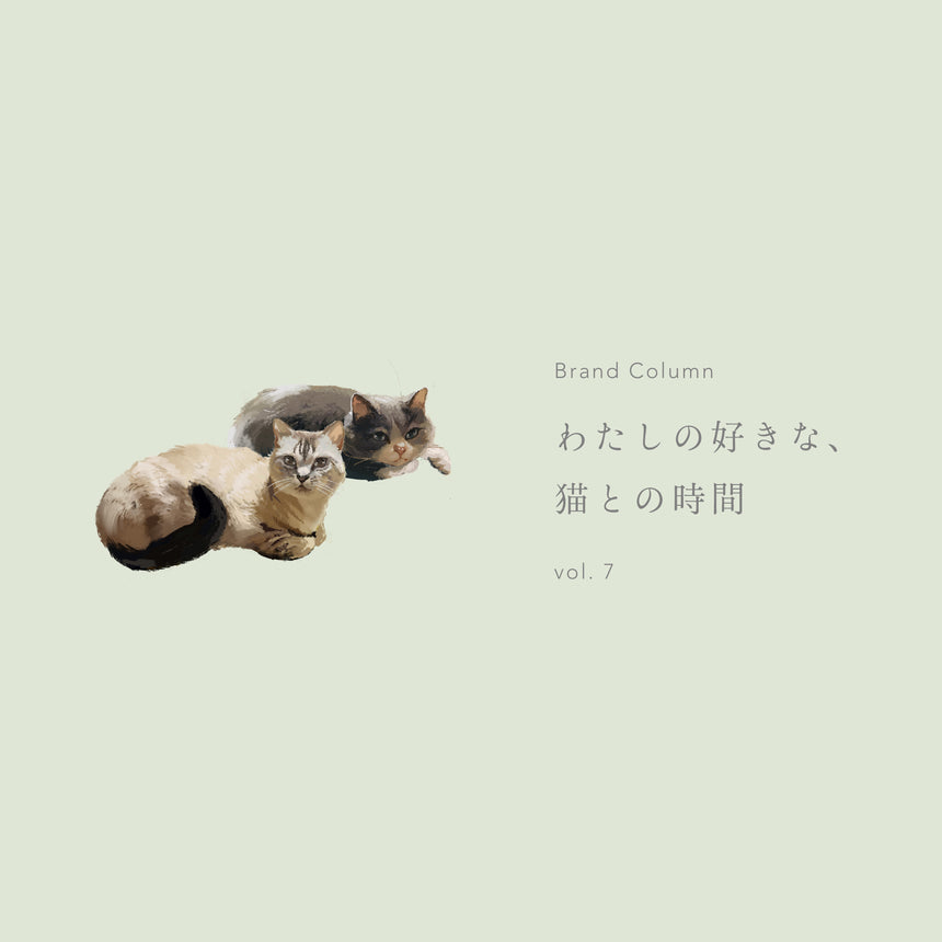 BRAND STORY　｜　Column: わたしの好きな、猫との時間 vol.7
